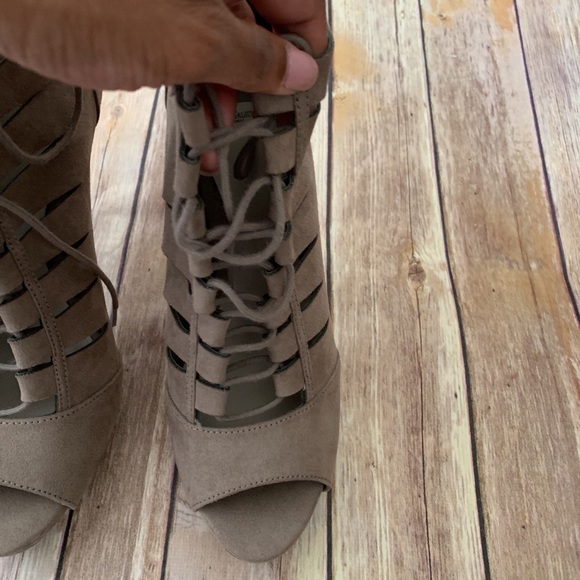 Fergalicious Taupe Booties - Picture 3 of 6